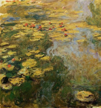 El estanque de nenúfares lado izquierdo Claude Monet Impresionismo Flores Pinturas al óleo